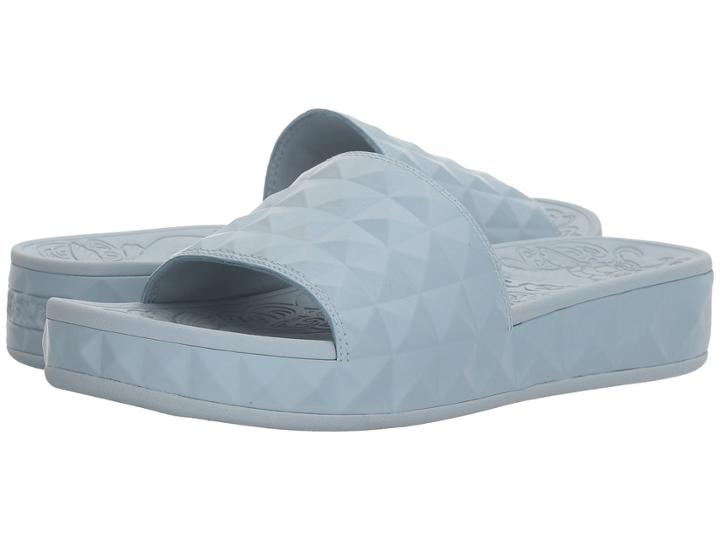 Ash Splash (ice Blue Synthetic Nappa) Women's Sandals