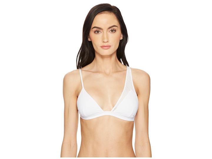 Onia Taylor Top (white) Women's Swimwear