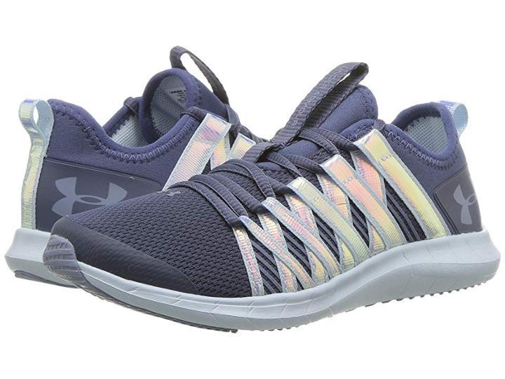 Under Armour Kids Ua Gps Infinity Hg (little Kid) (utility Blue/utility Blue/washed Blue) Girls Shoes