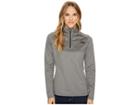 The North Face Tech Glacier 1/4 Zip (tnf Medium Grey Heather) Women's Coat