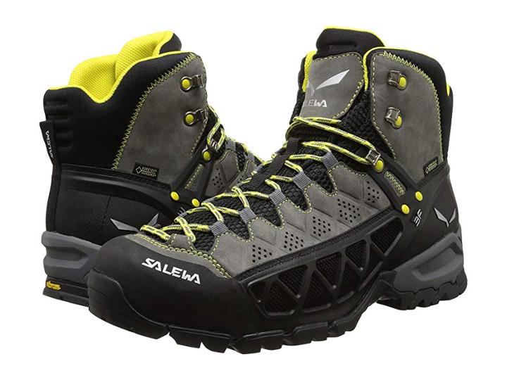 Salewa Alp Flow Mid Gtx (smoke/yellow) Men's Shoes