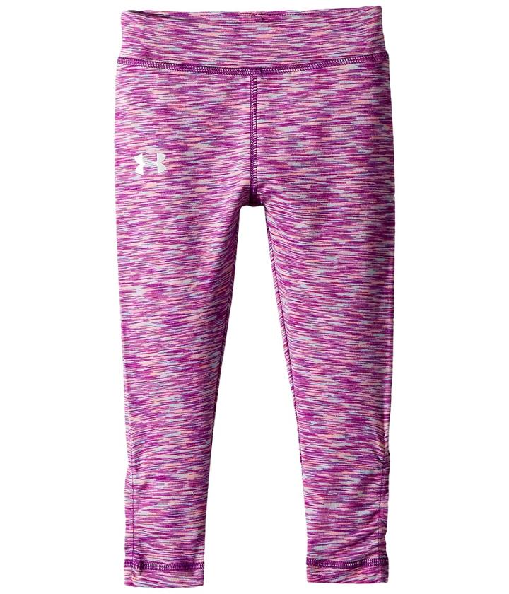 Under Armour Kids Amped Leggings (little Kids) (pop Pink) Girl's Casual Pants