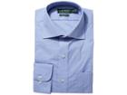 Lauren Ralph Lauren Classic Fit No-iron Cotton Dress Shirt (yale Blue/white) Men's Long Sleeve Button Up