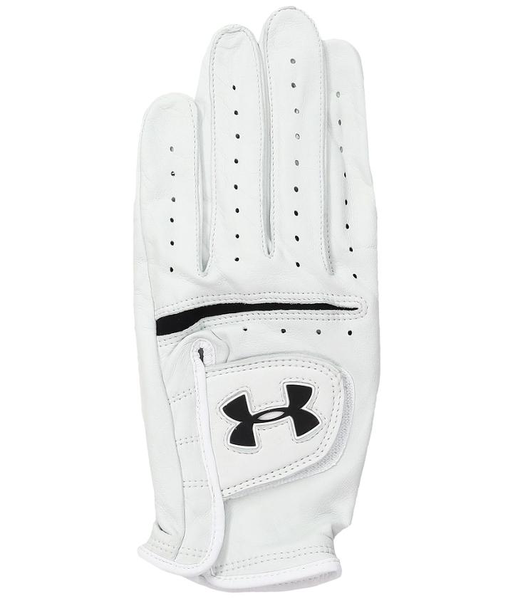Under Armour Ua Strikeskin Tour Gloves (white/white/black) Liner Gloves