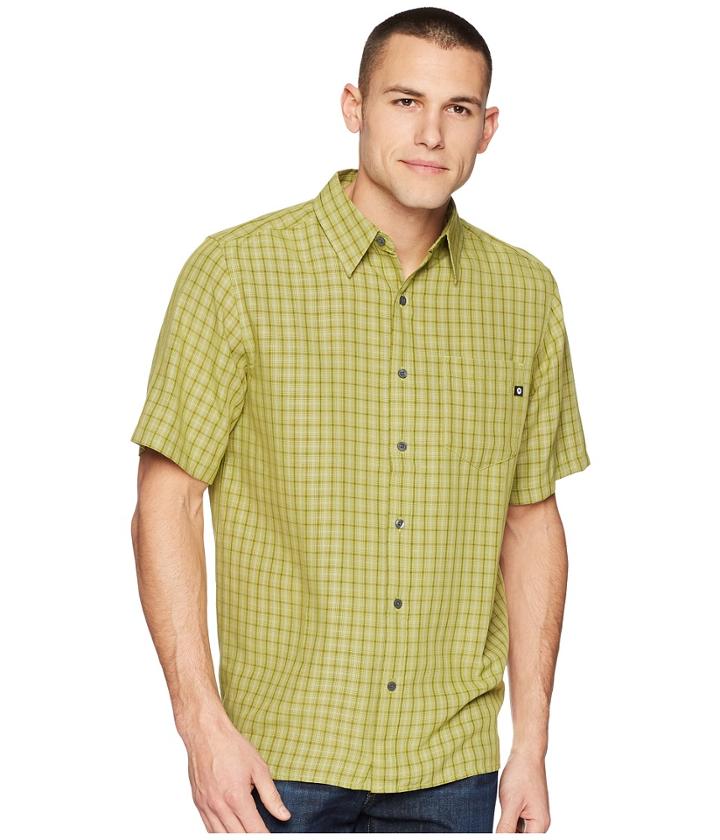 Marmot Eldridge S/s (wheatgrass) Men's Short Sleeve Button Up
