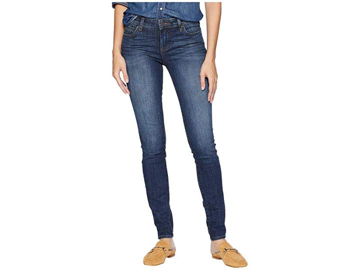 Kut From The Kloth Mia Toothpick Skinny Jeans In Flattering (flattering/dark Stone Base Wash) Women's Jeans