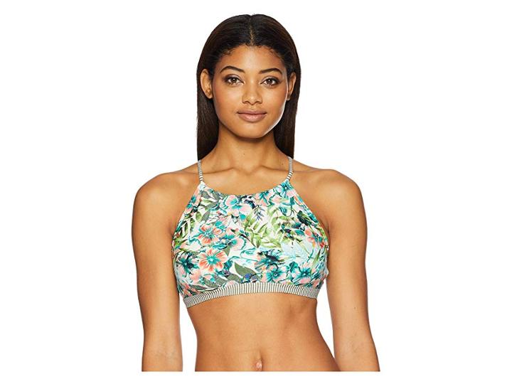 Prana Brina Top (cargo Green Bali) Women's Swimwear