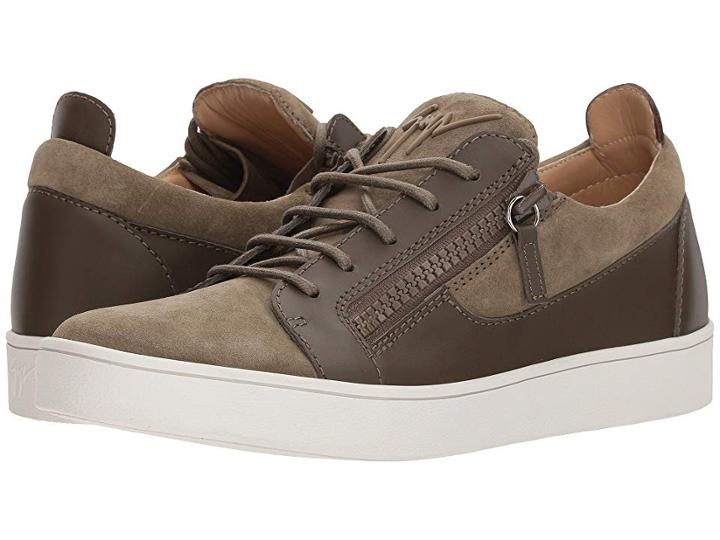 Giuseppe Zanotti Brek Suede Low Top Sneaker (jasmin) Men's Shoes