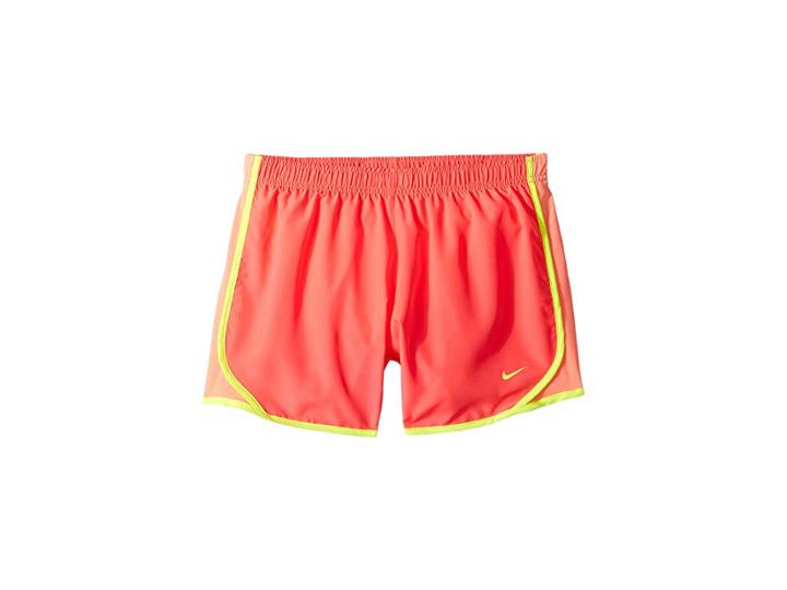Nike Kids Dry Tempo Running Short (little Kids/big Kids) (racer Pink/crimson Pulse/volt/volt) Girl's Shorts