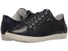 Mephisto Hawai (navy Silk/indigo Velcalf Premium/blue Magic) Women's  Shoes