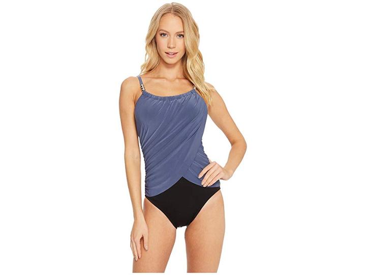 Magicsuit Solids Lisa One-piece (graphite) Women's Swimsuits One Piece