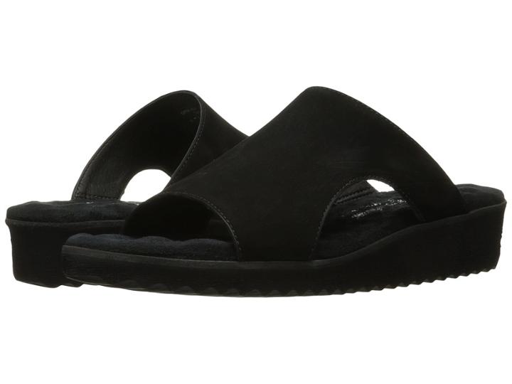 Walking Cradles Hartford (black Nubuck) Women's Sandals