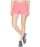 Adidas M10 Woven 4 Shorts (real Pink/white) Women's Shorts