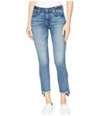 7 For All Mankind Skinny Frayed Kick Side In Canyon Ranch (canyon Ranch) Women's Jeans