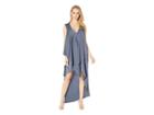 Bcbgmaxazria Day Long Woven Dress (bluestone) Women's Dress