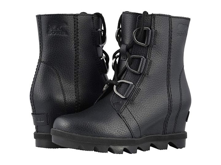 Sorel Kids Joan Of Arctictm Wedge Ii (little Kid/big Kid) (black) Girls Shoes