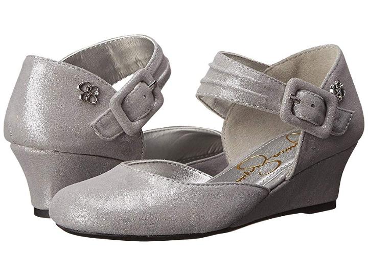 Jessica Simpson Kids Tatiana (little Kid/big Kid) (silver Twilight Micro) Girl's Shoes