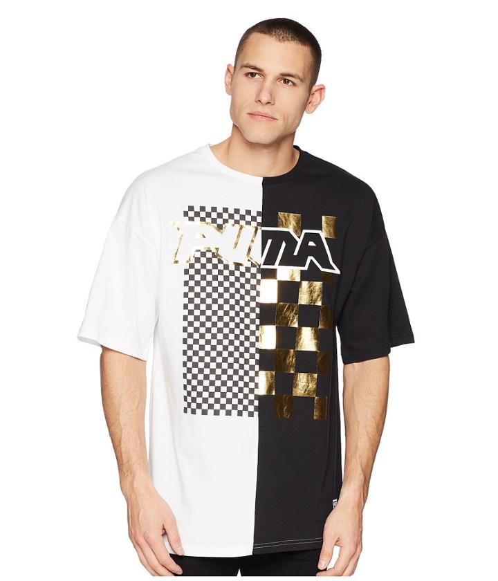 Puma Dirt Bikes Tee Fm (puma Black/puma White) Men's T Shirt