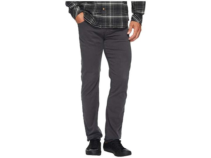 Hudson Blake Slim Straight Twill In Metal (metal) Men's Jeans