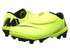 Nike Kids Vapor 12 Club Mg (toddler/little Kid) (volt/black) Kids Shoes