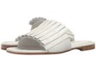 Kennel & Schmenger Folded Leather Slide Sandal (white) Women's Shoes