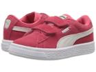 Puma Kids Suede Classic V (little Kid) (paradise Pink/puma White) Girls Shoes