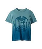 Lucky Brand Kids Short Sleeve Graphic Tee (big Kids) (mineral Blue) Boy's T Shirt