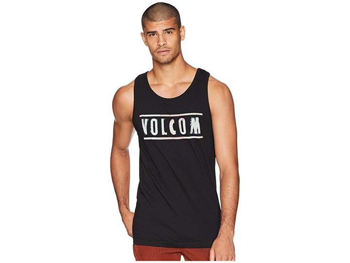 Volcom Double Tank Top (black) Men's Sleeveless