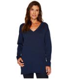 Pendleton Merino V-neck Pullover (baltic Blue) Women's Sweater