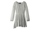 Polo Ralph Lauren Kids Jersey Fit-and-flare Dress (little Kids/big Kids) (light Grey Heather Multi) Girl's Dress