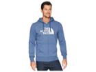 The North Face Half Dome Full Zip Hoodie (shady Blue Heather/tnf White) Men's Sweatshirt