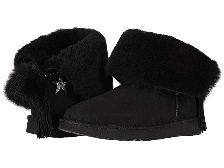 Ugg Classic Charm Boot (black) Women's Pull-on Boots