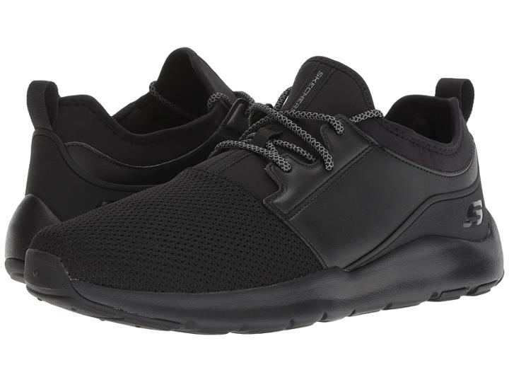 Skechers Nichlas Wolfmarsh (black/black) Men's Shoes