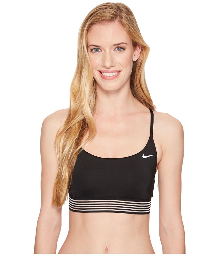 Nike Crossback Sport Top (black) Women's Swimwear