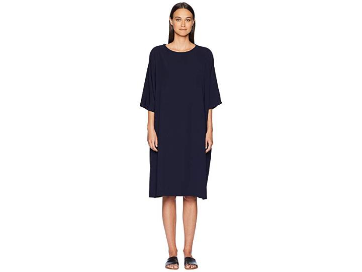 Y's By Yohji Yamamoto U-big Dress (navy) Women's Dress