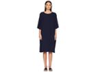 Y's By Yohji Yamamoto U-big Dress (navy) Women's Dress