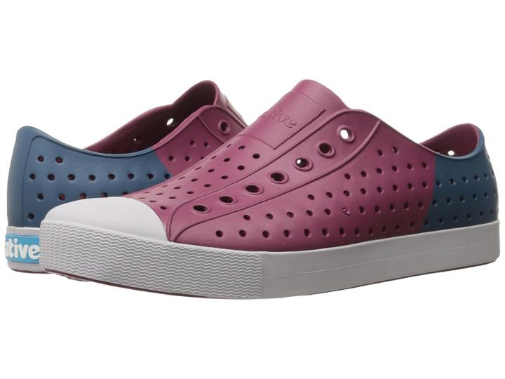Native Shoes Jefferson (root Red/mist Grey/trench Block) Shoes