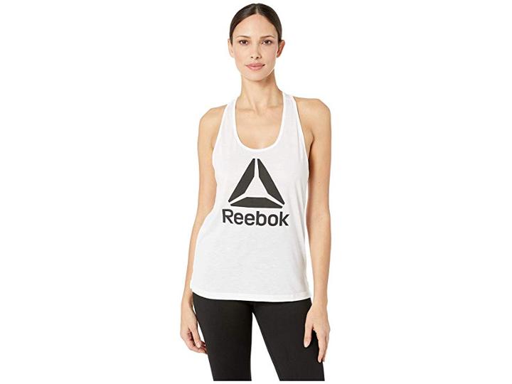 Reebok Workout Ready Supremium 2.0 Tank (white) Women's Clothing