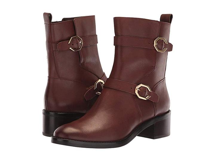 Cole Haan Leela Grand Moto Boot (bitter Chocolate) Women's Boots