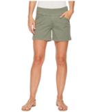 Jag Jeans Ainsley Pull-on 5 Shorts In Bay Twill (jungle Palm) Women's Shorts
