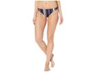 Roxy Romantic Senses Moderate Swimsuit Bottoms (medieval Blue Macy Stripe Swim) Women's Swimwear