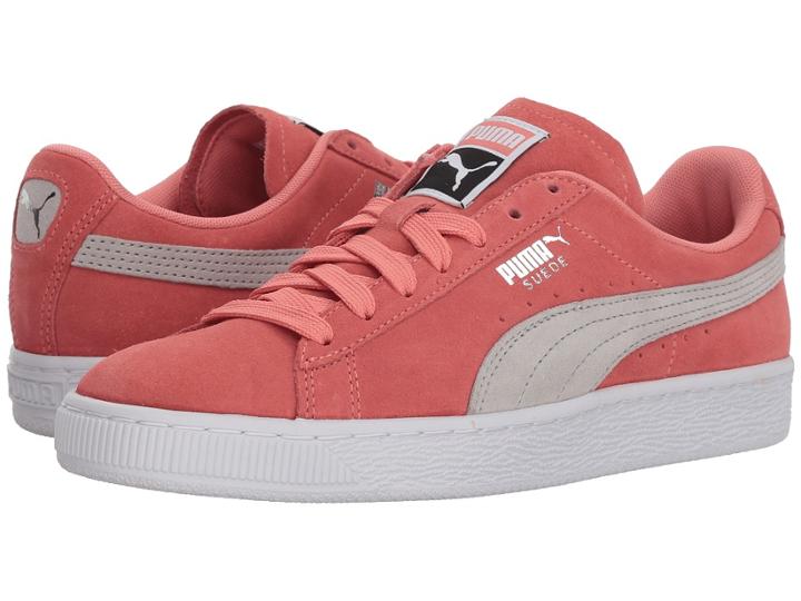 Puma Suede Classic (shell Pink/glacier Gray) Women's Shoes