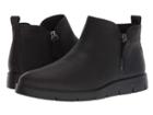 Ecco Bella Zip Low Bootie (black Yak Leather) Women's  Boots