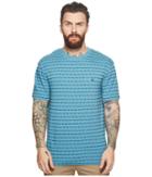 Original Penguin Jacquard Tee (storm Blue) Men's T Shirt