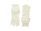 Michael Michael Kors Rib Fringe Gloves (cream/gold) Extreme Cold Weather Gloves