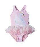 Rock Your Baby Swan Lake Tulle One-piece (infant) (pink) Girl's Jumpsuit & Rompers One Piece