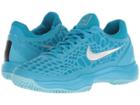 Nike Zoom Cage 3 Hc (light Blue Fury/metallic Silver/neo Turquoise) Women's Tennis Shoes