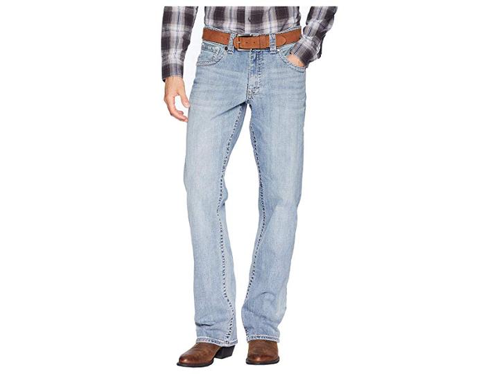 Wrangler Rock 47 Relaxed Boot Jeans (back Beat) Men's Jeans