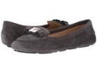Michael Michael Kors Caroline Moc (charcoal Sport Suede) Women's Shoes