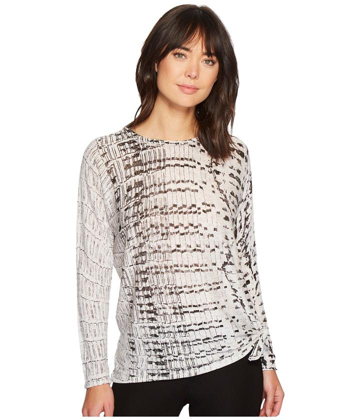 Nic+zoe Tie Away Top (multi) Women's Clothing